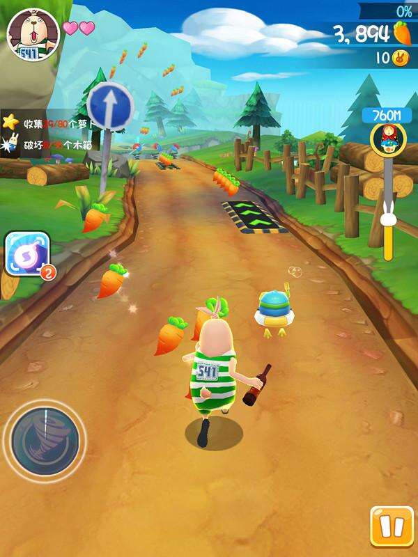 呆萌暴力强迫症不能停 逃亡兔双平台上线