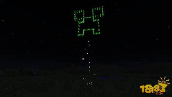 我的世界苦力怕烟花 手机版苦力怕烟花怎么做