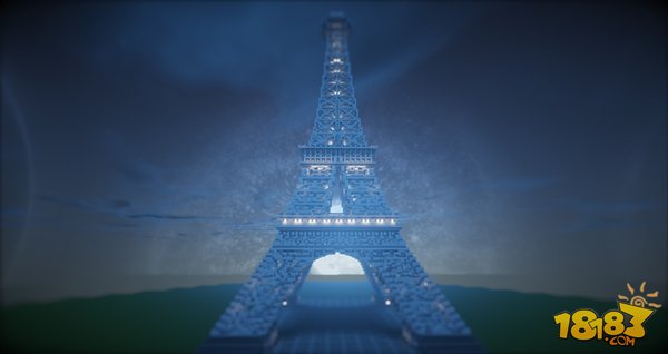 我的世界筑龙现代建筑mod杂草的现代建筑-巴黎铁塔