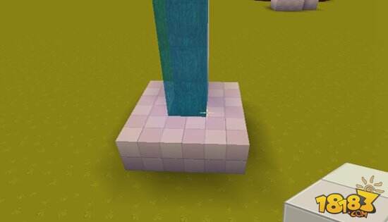 迷你世界硫磺晶砂快速上天水梯教程