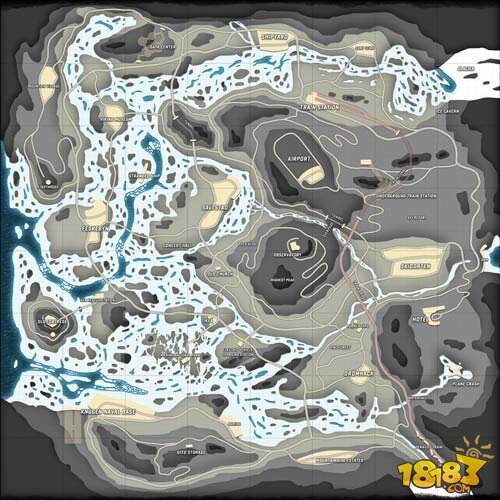 大神自制《绝地求生》雪地地图