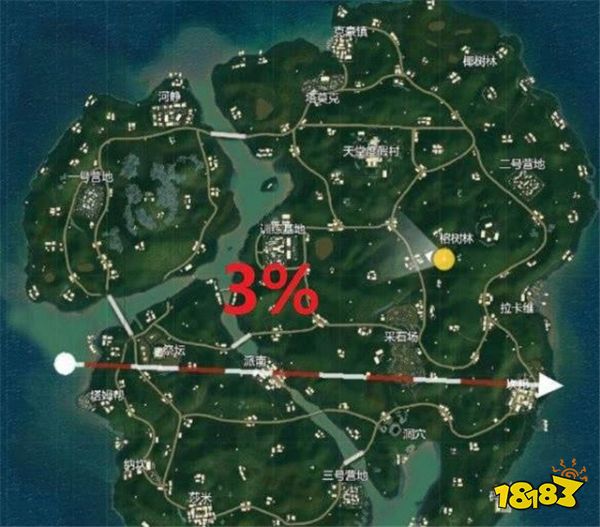 刺激战场最受欢迎的地图排名 最后一名只有3%人气