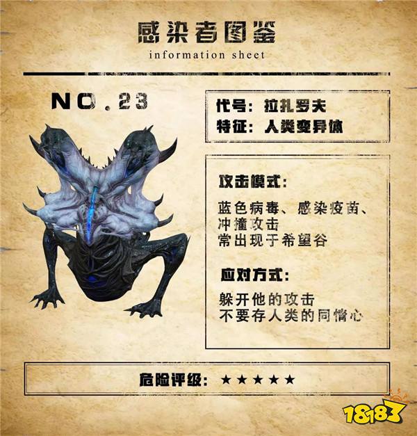 明日之后感染者怎么打 不明生物档案汇总