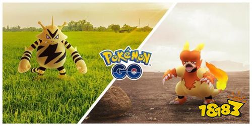 《pokémon go》11月「电击兽&鸭嘴火兽」上线