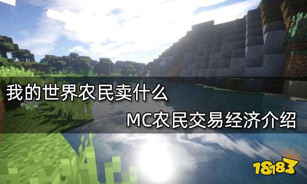 我的世界农民卖什么mc农民交易经济介绍