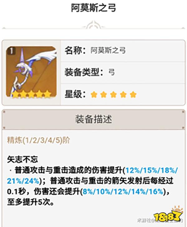 2,阿莫斯之弓→点击查看【原神宵宫圣遗物搭配攻略】(4)元素能量低于