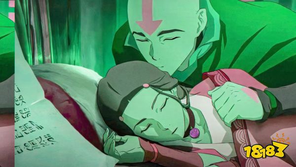 avatar aang last airbender and katara