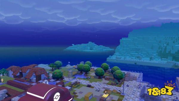 A shot of Manaphy's island in Pokemon Pokopia
