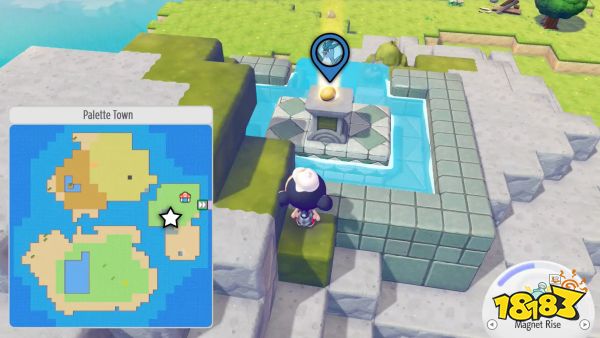 A screenshot showing where to find a building kit for Articuno in Pokopia