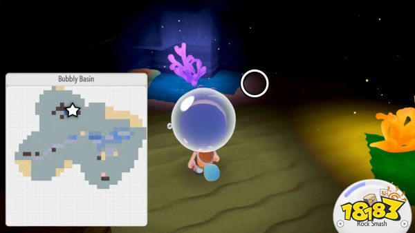 An image showing where to find a Windup Inkay in Pokopia