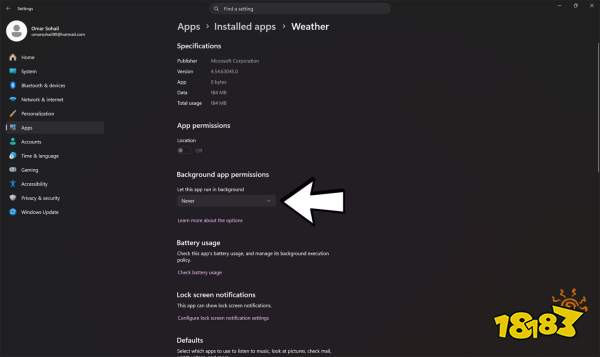 Microsoft Windows 11's Weather can consume up to 1.5GB when performing tasks, maybe more
