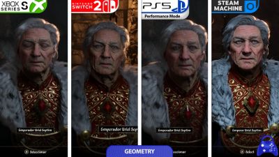 《上古卷轴IV：湮没 重制版》今日登陆Switch 2，发布图形对比