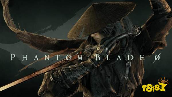 A character in Phantom Blade Zero wearing a wide-brimmed hat and armored attire holds a sword.