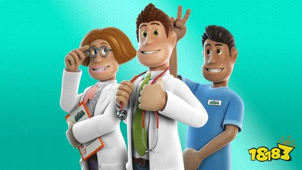 Two doctors and an orderly in Two Point Hospital