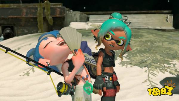Shiver laughs in Splatoon Raiders.