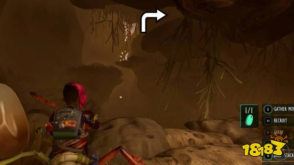 The interior of Gnarly Bark in Grounded 2