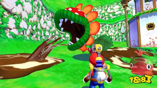 mario fights piranha plant boss
