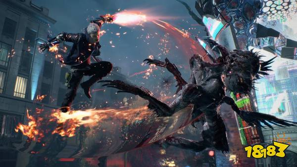 nero fighting an enemy