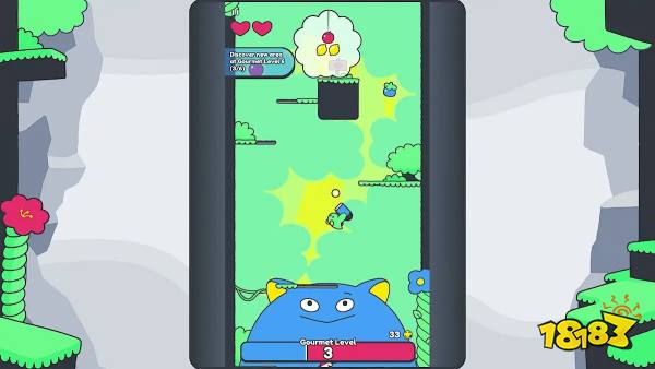 Poinpy plays on a phone screen.
