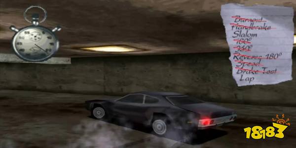 driving action ps1 playstation game driver parking lot section