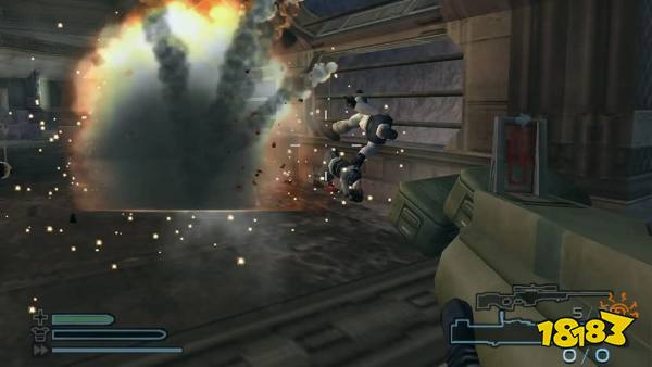 cold winter ps2 fps game explosion