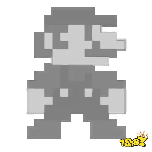 super greyscale 8-bit logo