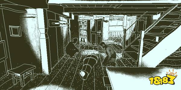 Men stand over a body in Return of the Obra Dinn