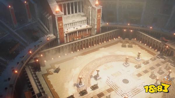 The coliseum in Fire Emblem Fortune