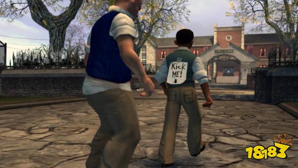 Bully kick me sign