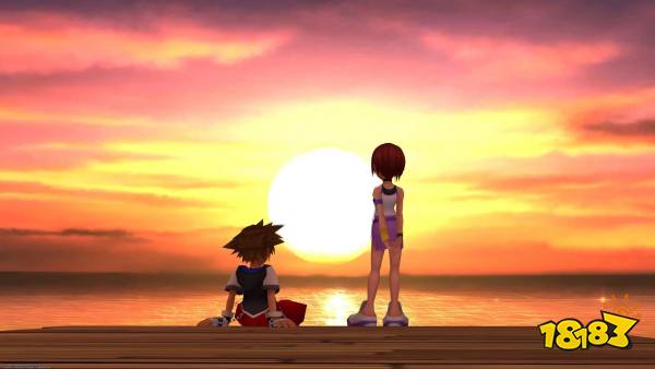 kh1 sora and kairi screenshot