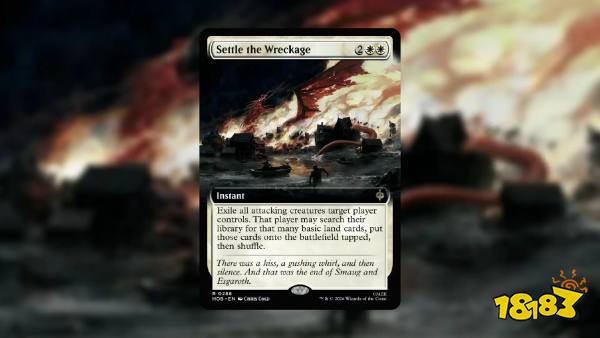 An image of Settle The Wreckage from MTG The Hobbit.