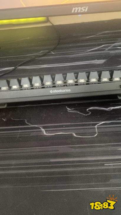 A SteelSeries wireless keyboard developed a bloated battery because of being plugged in for too long