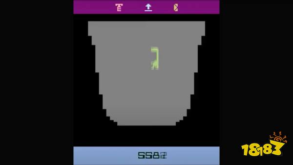 E.T. floats in a pit in the video game of the same name