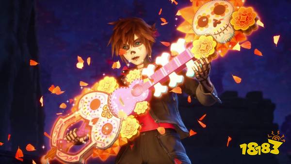 Kingdom Hearts 4 Coco trailer screenshot of Sora with a Coco keyblade