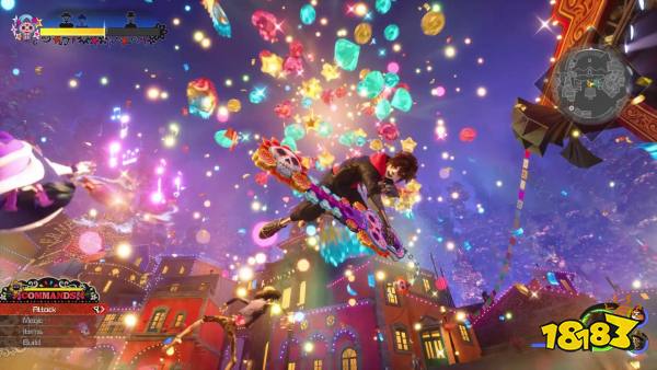 Kingdom Hearts 4 Sora gameplay with combat using Coco keyblade