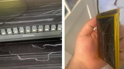 《SteelSeries》无线键盘因持续充电导致电池膨胀,用户为降低输入延迟付出代价