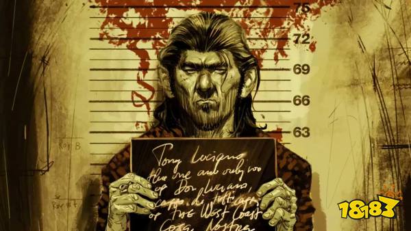Blue Estate game tony luciano mugshot