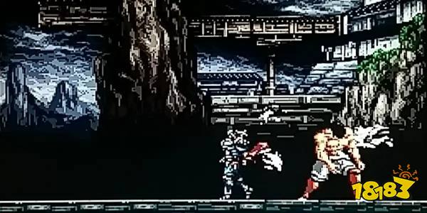 Hagane Final Conflict SNES knight and monster in cavernous eastern setting