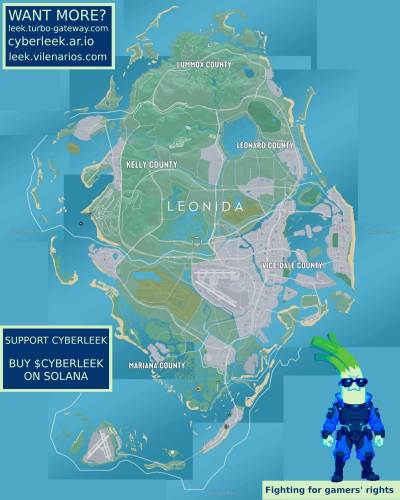黑客组织Cyberleek曝光《GTA6》地图平面图抗议游戏行业商业化