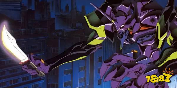 Eva Unit 01 with a knife
