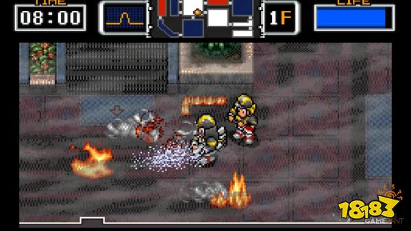 firemen clearing fire snes