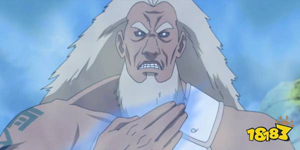 The Third Raikage prepares to use the Hell Stab technique during Naruto: Shippuden
