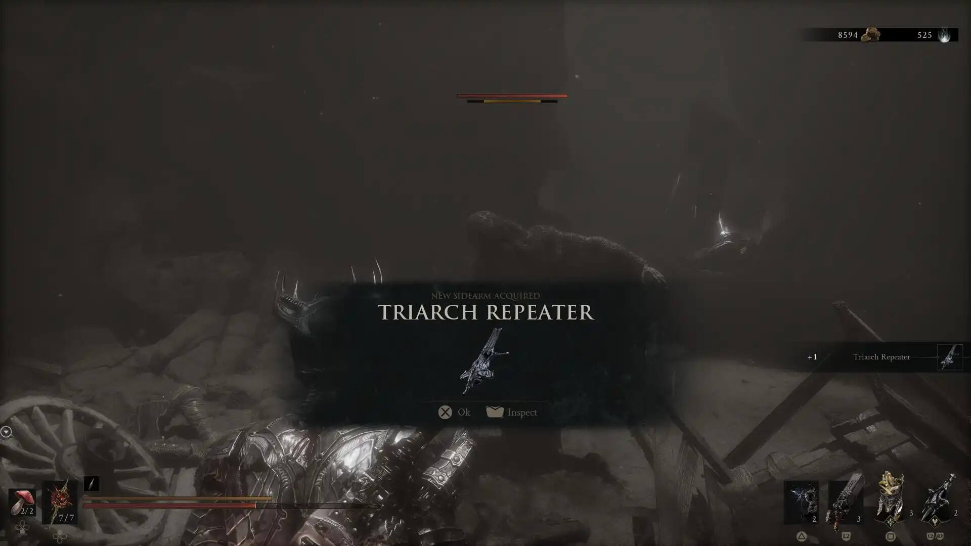 Mortal Shell 2 Triarch Repeater obtained