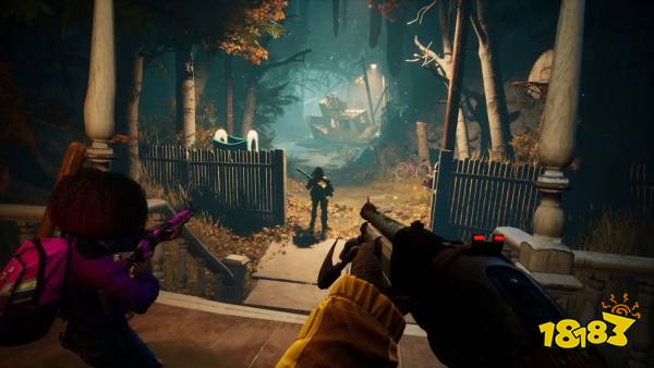 Exploring the forest in Redfall (2023)