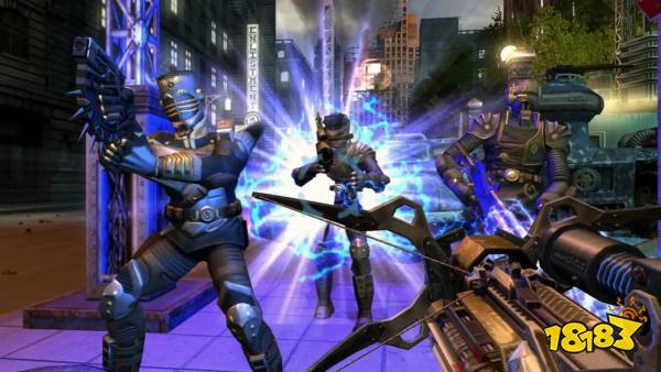 Zapping enemies in TimeShift (2007)