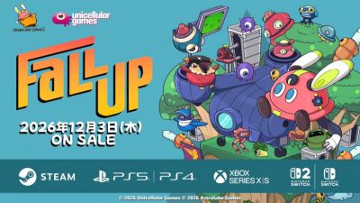 独立平台跳跃游戏《Fall Up》将于2026年12月3日登陆Switch与Switch 2