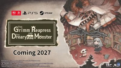 绘本风冒险新作《The Grimm Reapress and the Drearytale Monster》公布,2027年登陆Switch与Switch 2