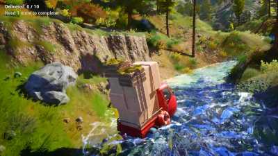 类《死亡搁浅》风格的宁静送货游戏《Pinetrail》公布：驾驶小货车穿梭山林，还要提防