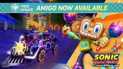 《索尼克赛车：交叉世界》免费《Samba de Amigo》追加内容正式上线