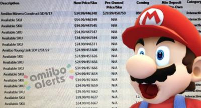 GameStop内部系统惊现多款未命名amiibo，或与新一期任天堂直面会有关